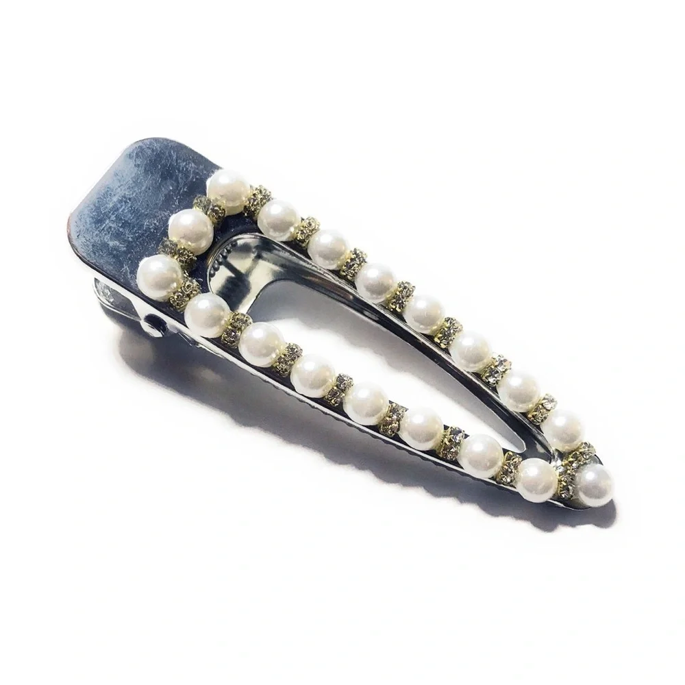 Pearl Hair Clip for any Hair Type - New - Great Gift - Picture 2 of 5